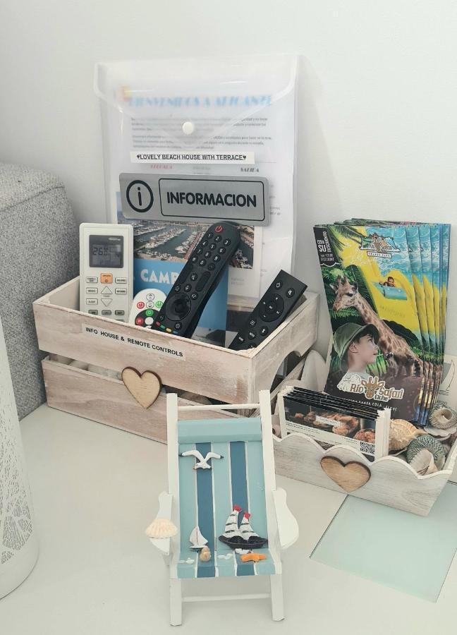 Lovely Beach House With Terrace San Juan Alicante El Campello Bagian luar foto